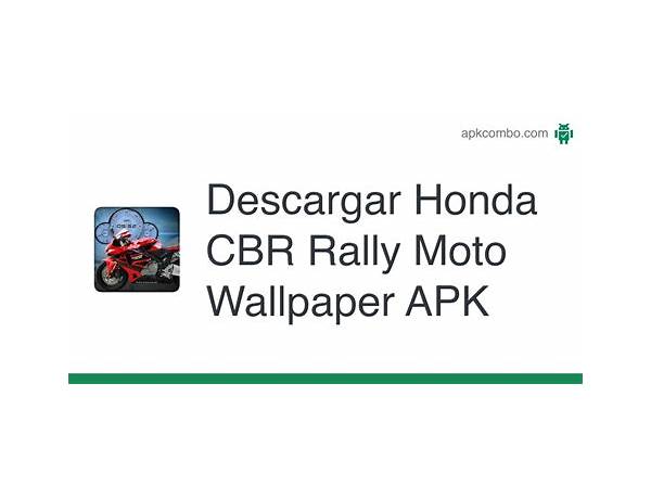 Honda CBR Rally Moto LWP for Android - Download the APK from Habererciyes